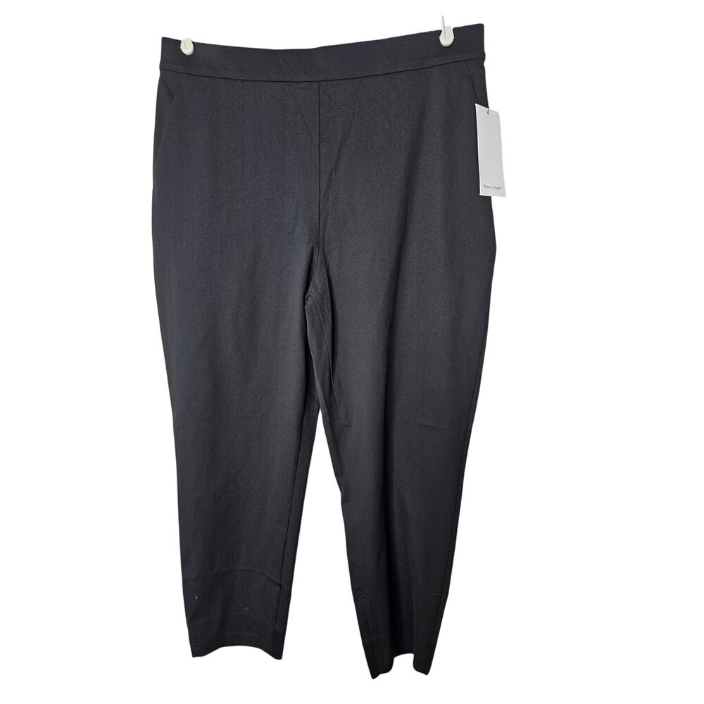NEW Ministry of Supply 18 Black Kinetic Pull On Pant Career Casual Comfort